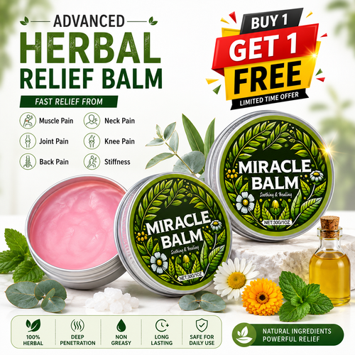 Instant Pain Relief Herbal Balm - Buy 1 Get 1 Free