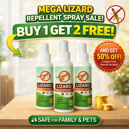 Lizard Repellent Spray - BUY 1 GET 2 FREE 🎁